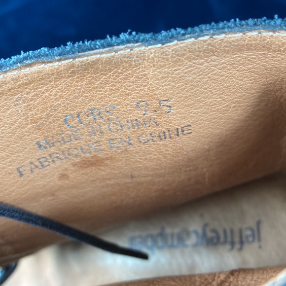 Jeffrey Campbell Cors Suede Open Lace Up Booties - Picture 3 of 5